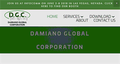 Desktop Screenshot of damianoglobal.com