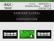 Tablet Screenshot of damianoglobal.com